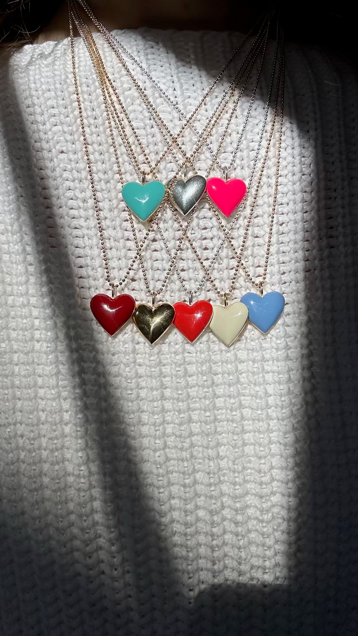 Commitment Issues Heart Necklace