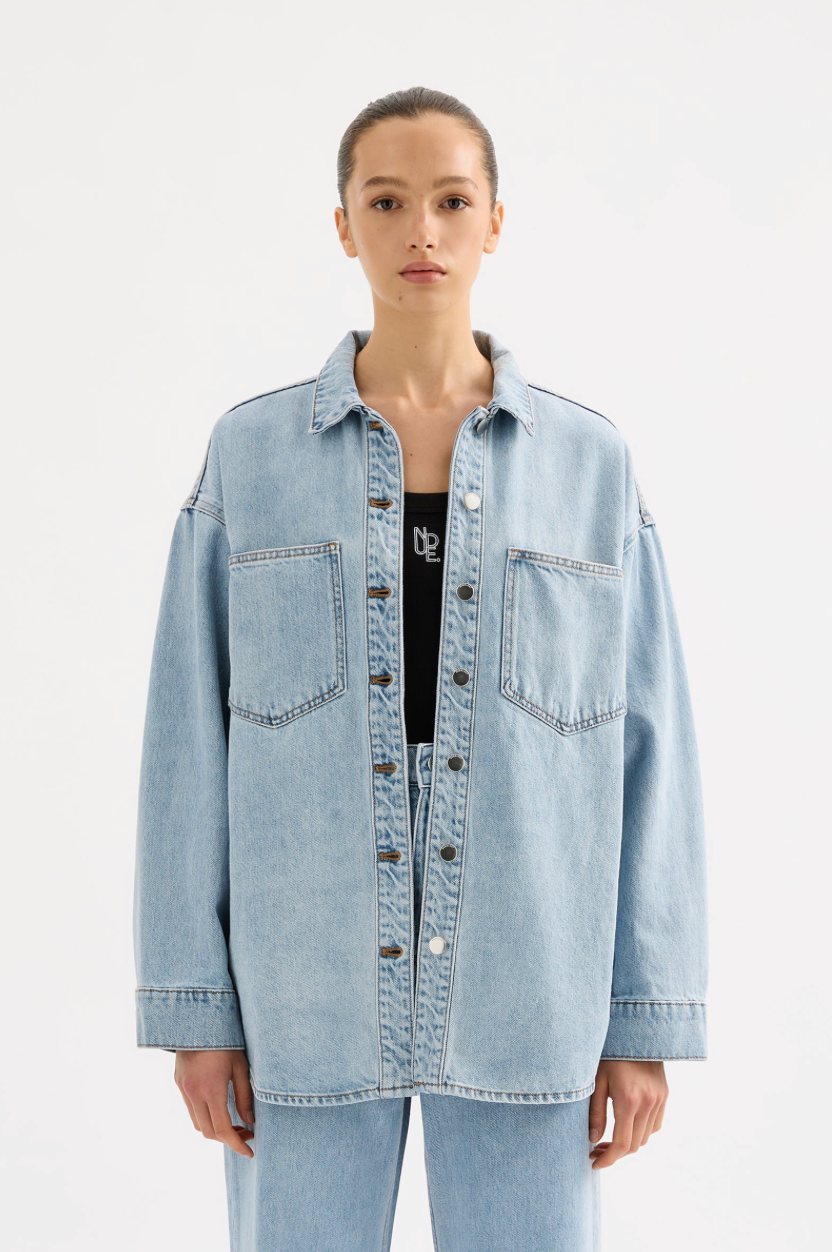Organic Denim Overshirt