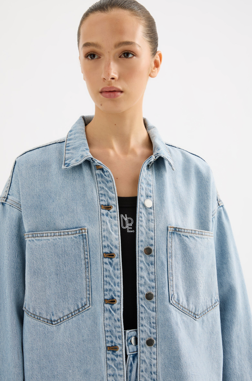 Organic Denim Overshirt