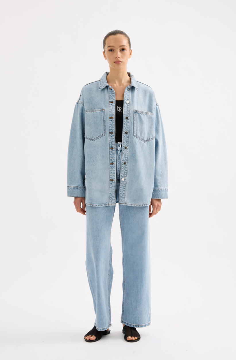 Organic Denim Overshirt