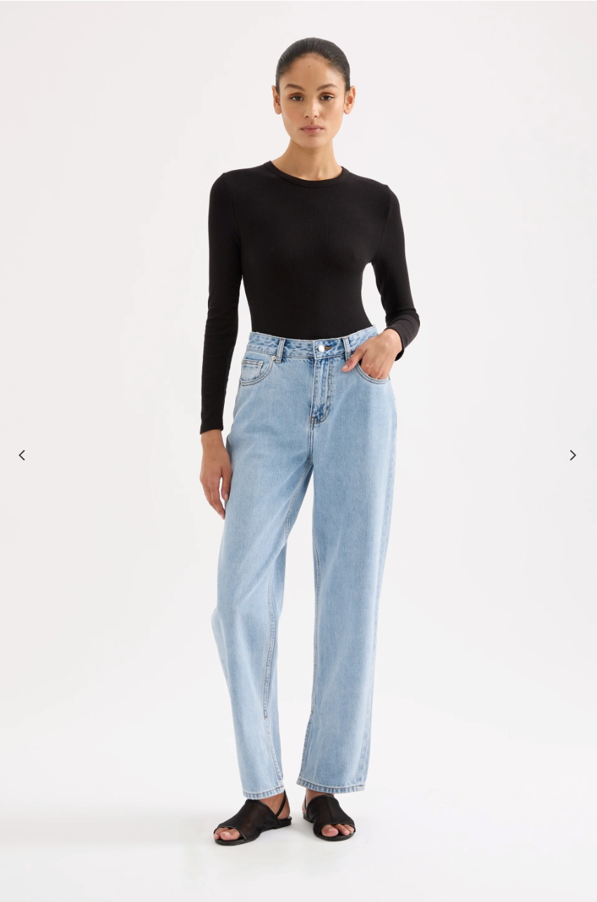 Organic Split Hem Jean