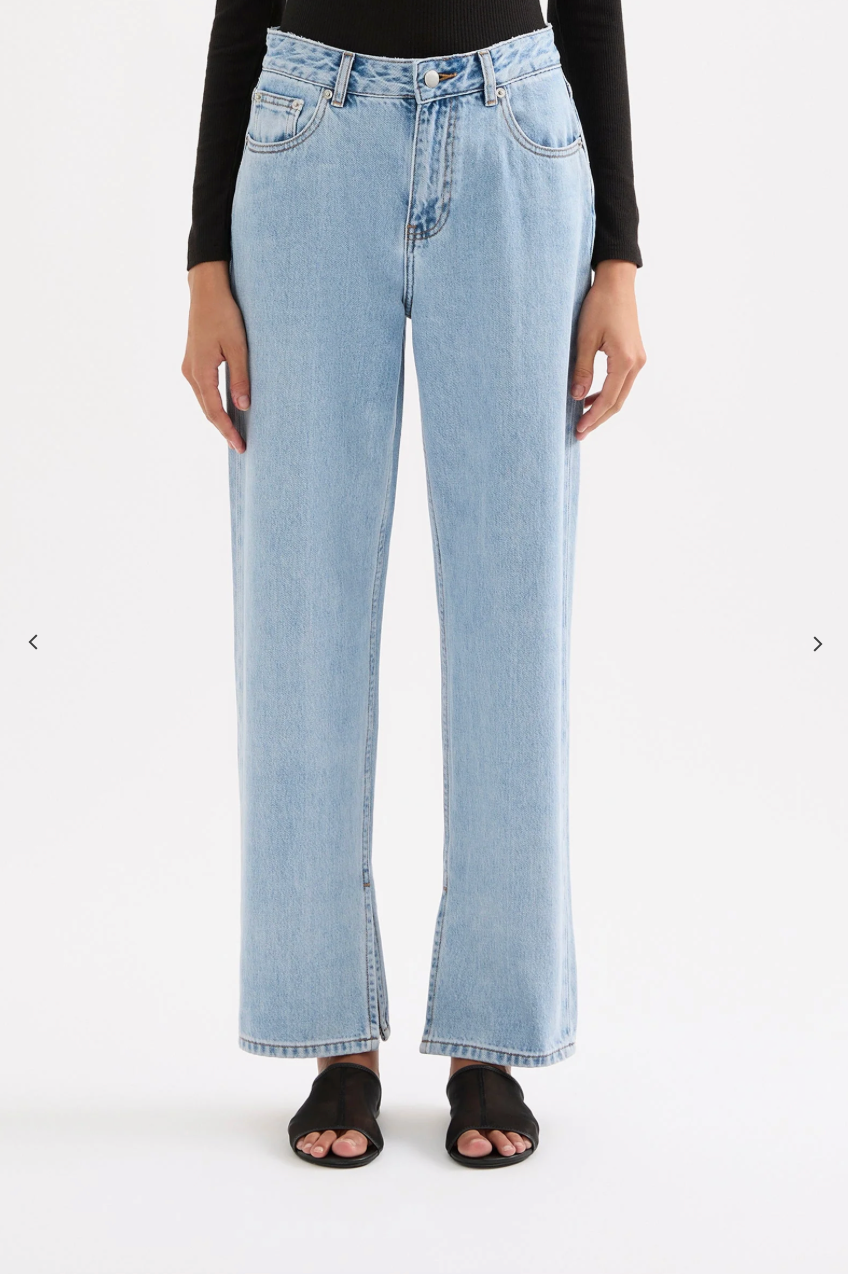 Organic Split Hem Jean