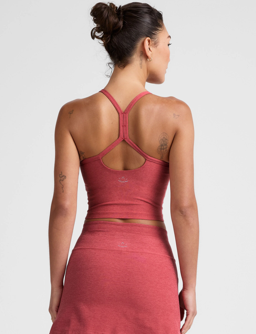 Spacedye Slim Racerback Cropped Tank