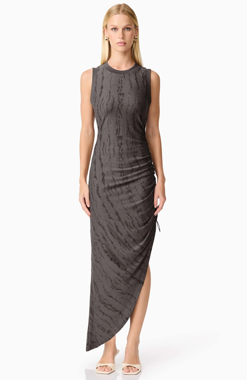 Lavania Asymmetrical Midi Dres