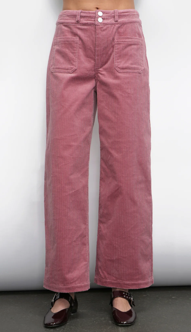 Deena Straight Leg Corduroy Pants