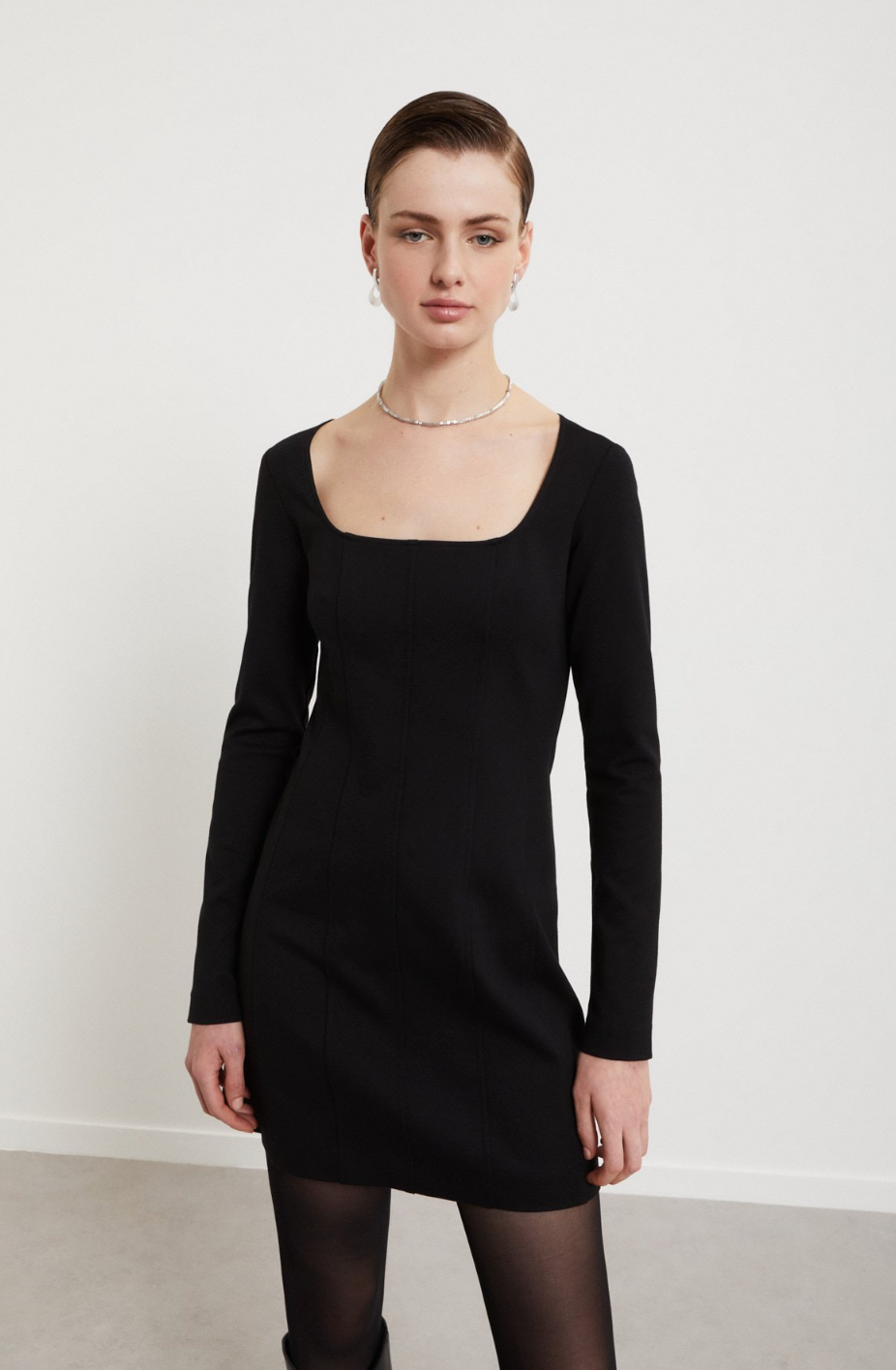 Viscose mini dress