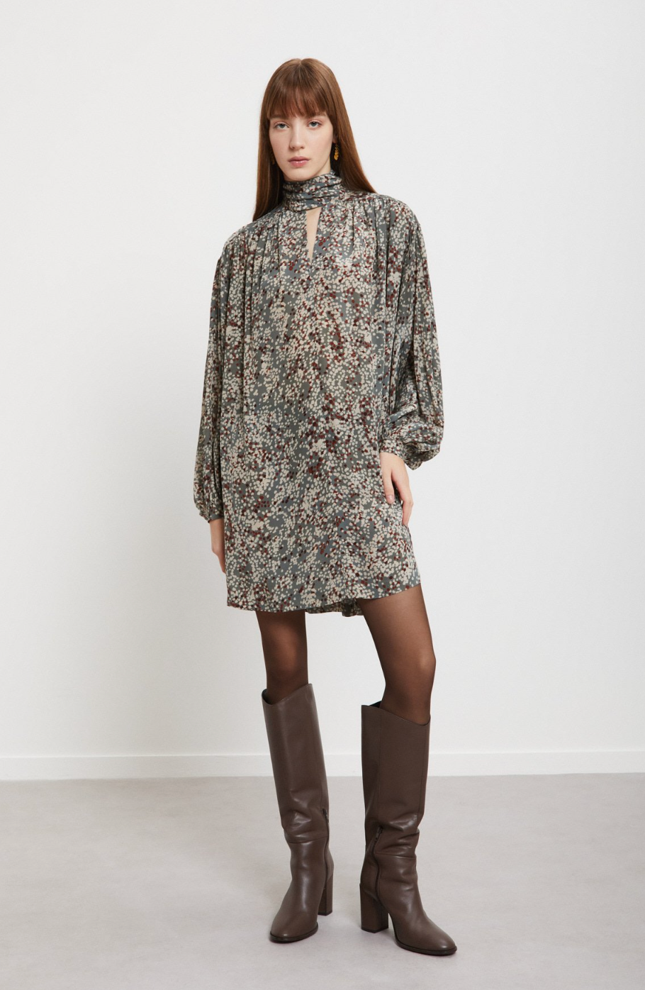Viscose mini dress
