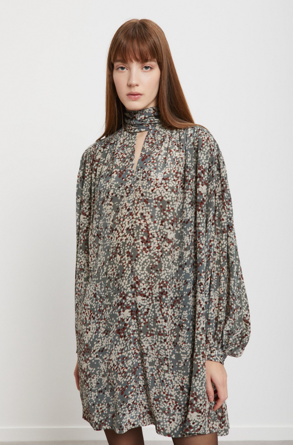 Viscose mini dress