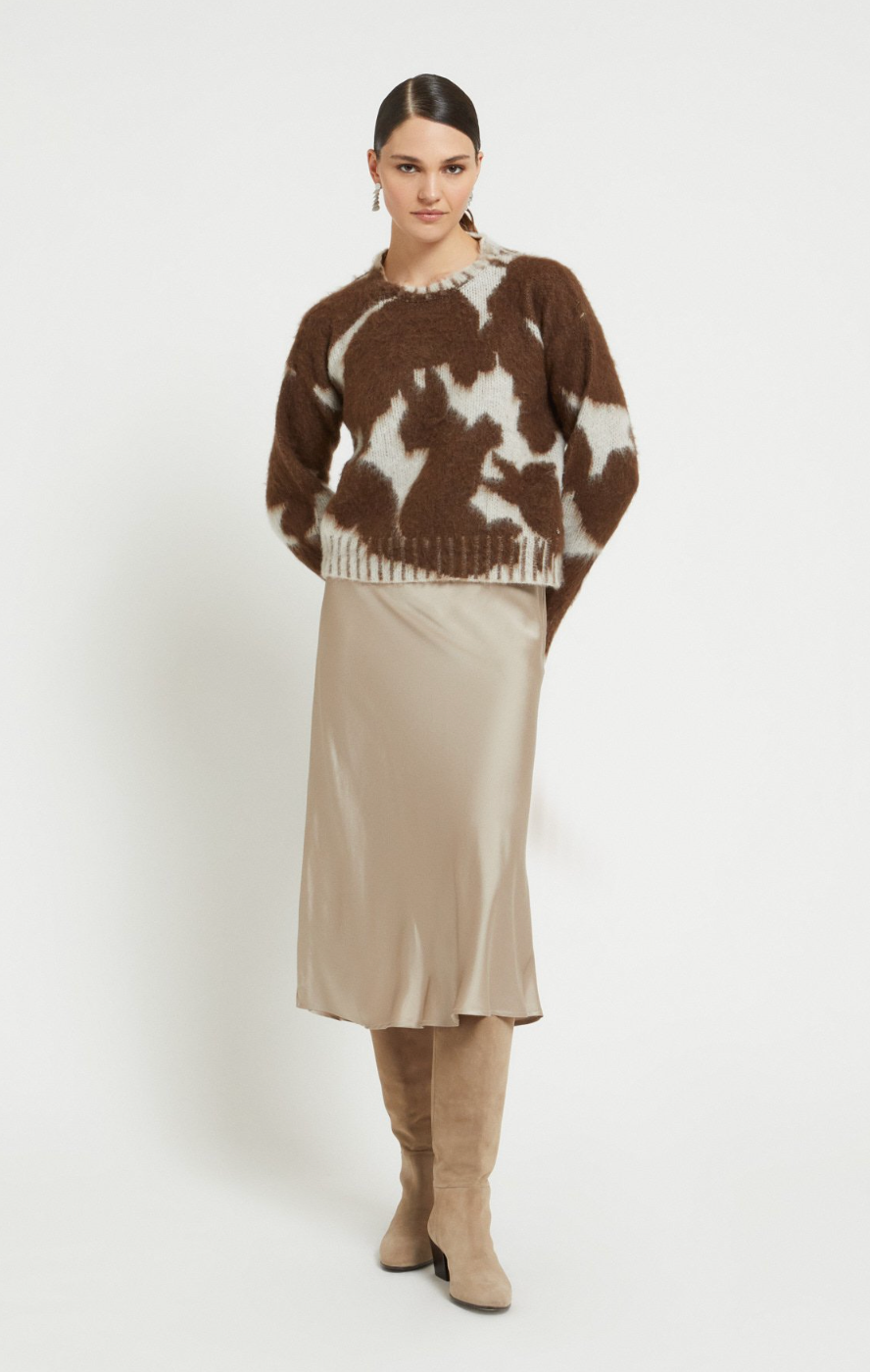 Viscose skirt