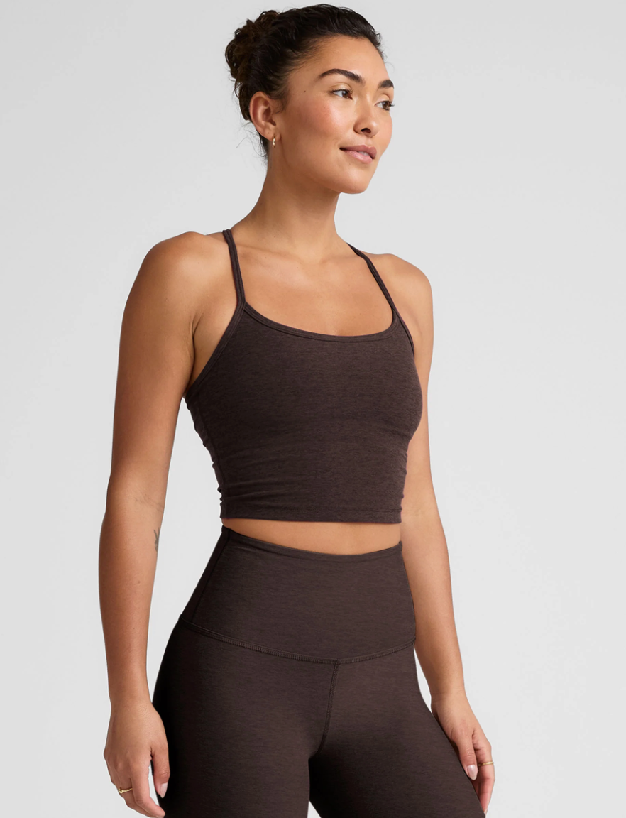 Spacedye Slim Racerback Cropped Tank