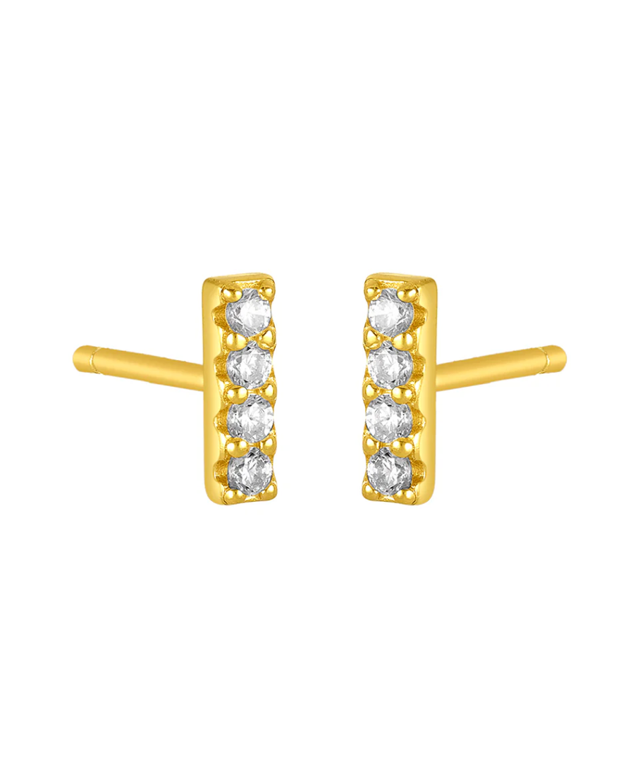 MAEDA BAR STUDS GOLD