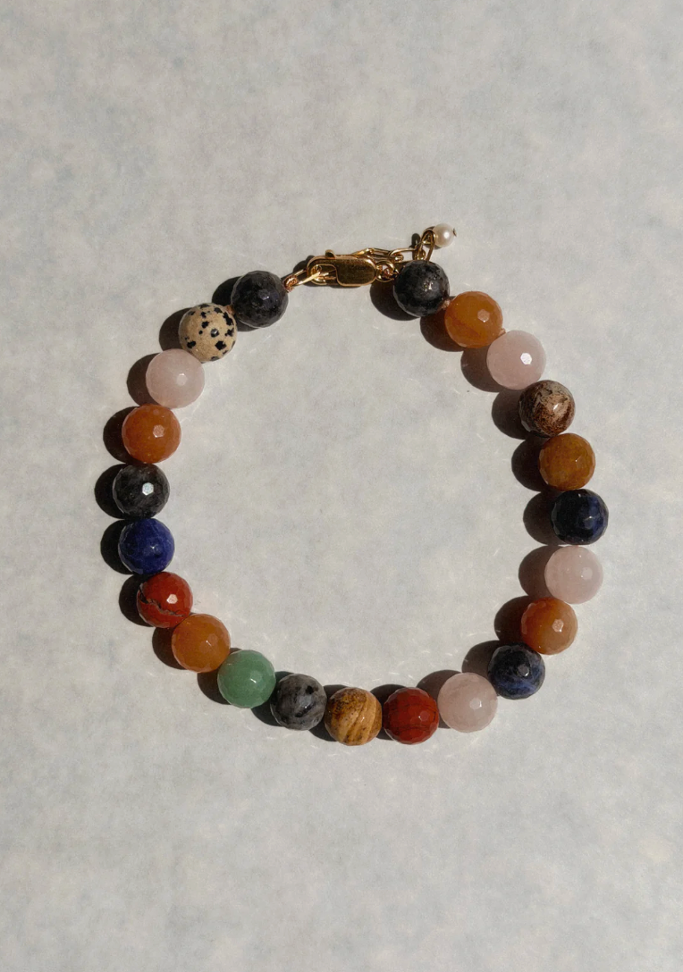 PALOMA ANKLET MULTI STONE