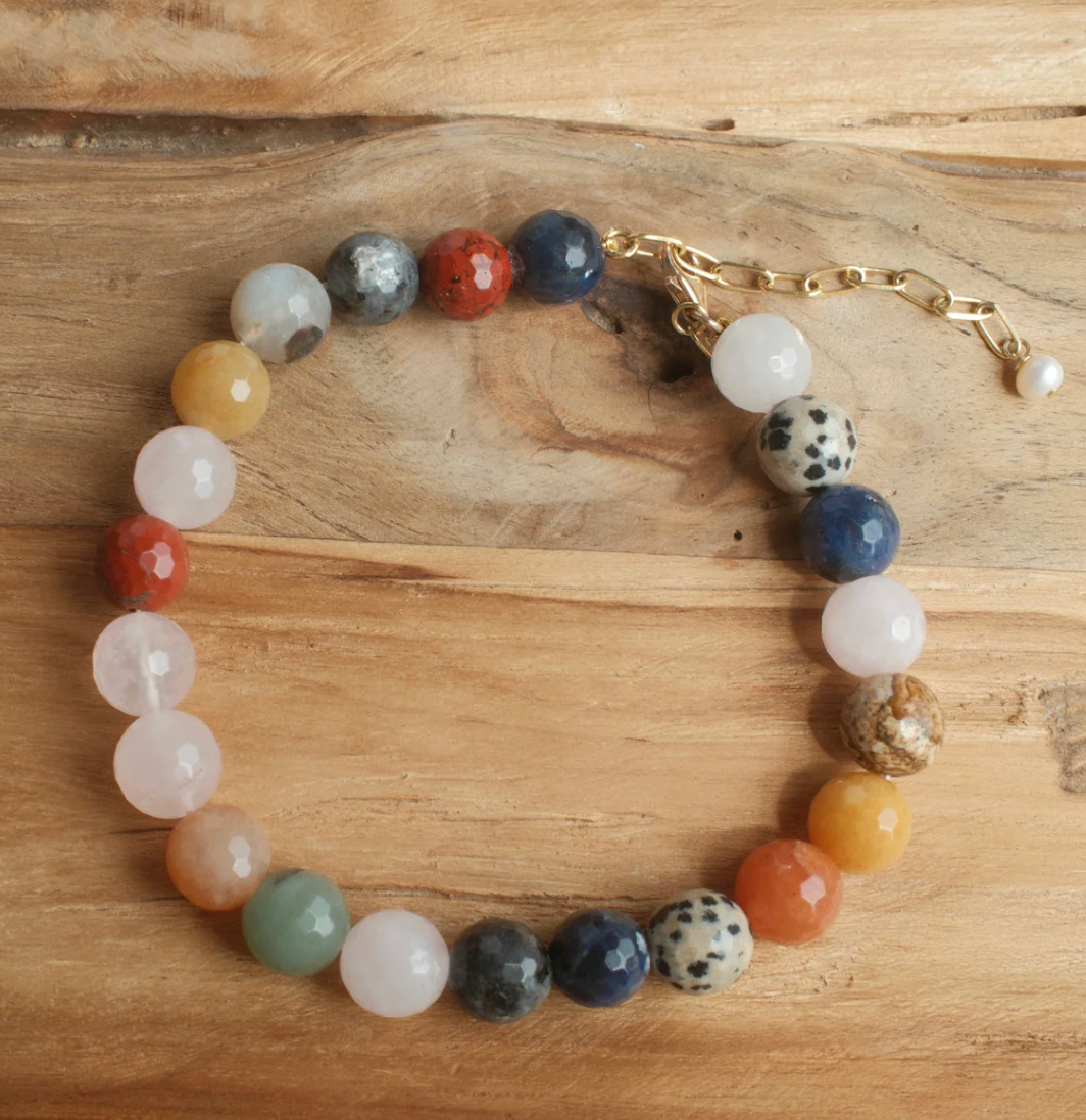 PALOMA ANKLET MULTI STONE