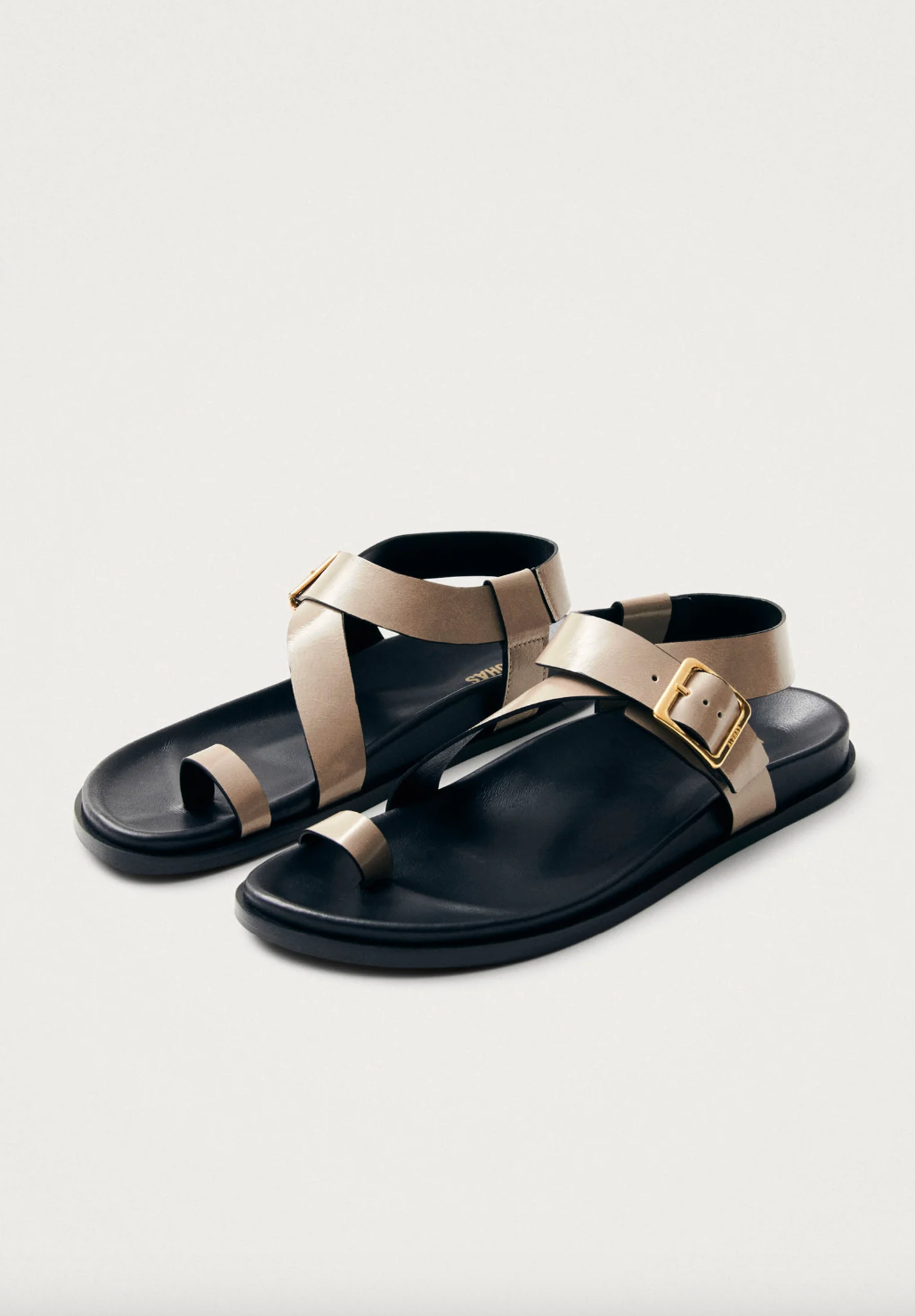 Siren Onix Stone Beige Leather Sandals