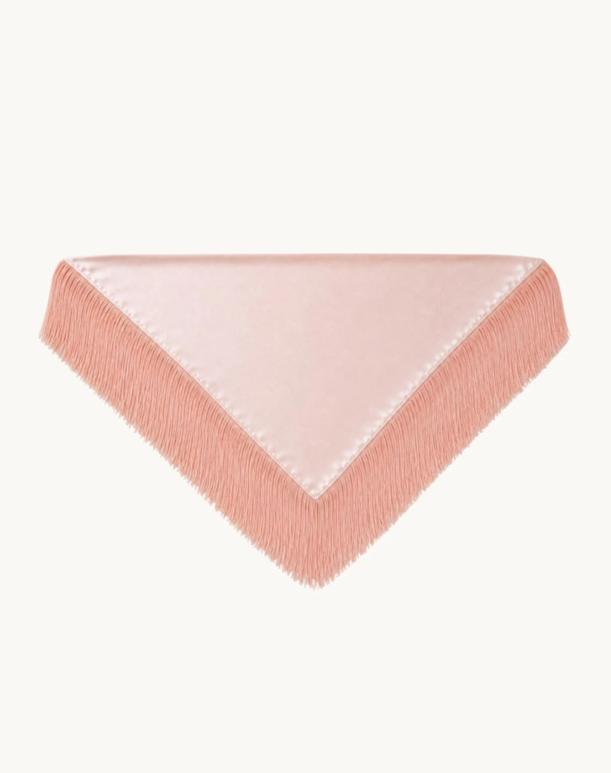 Fringe Scarf - Pink