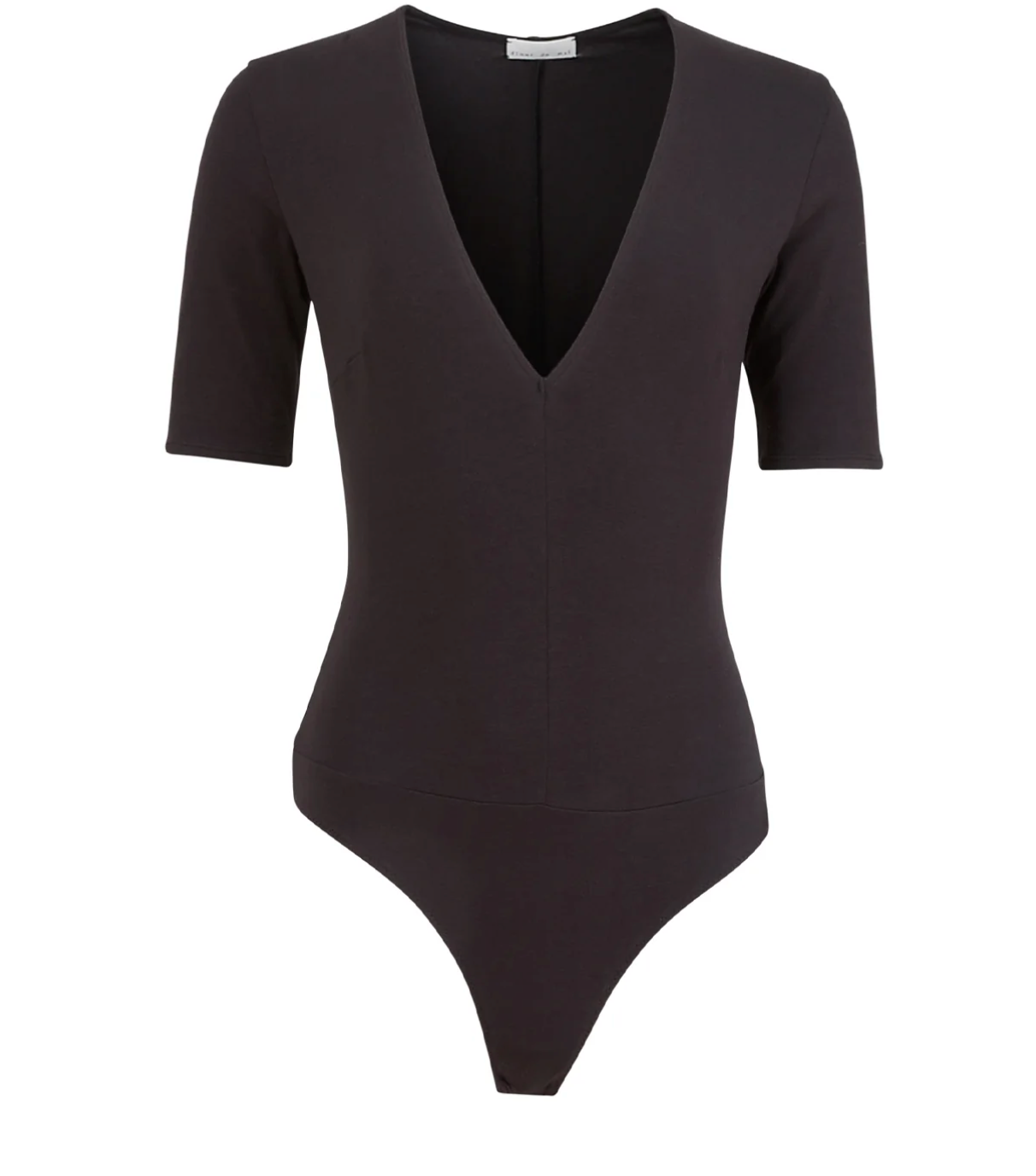 Organic Cotton Deep V Bodysuit