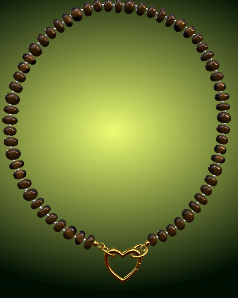 Build a Drip Tiger Eye Necklace