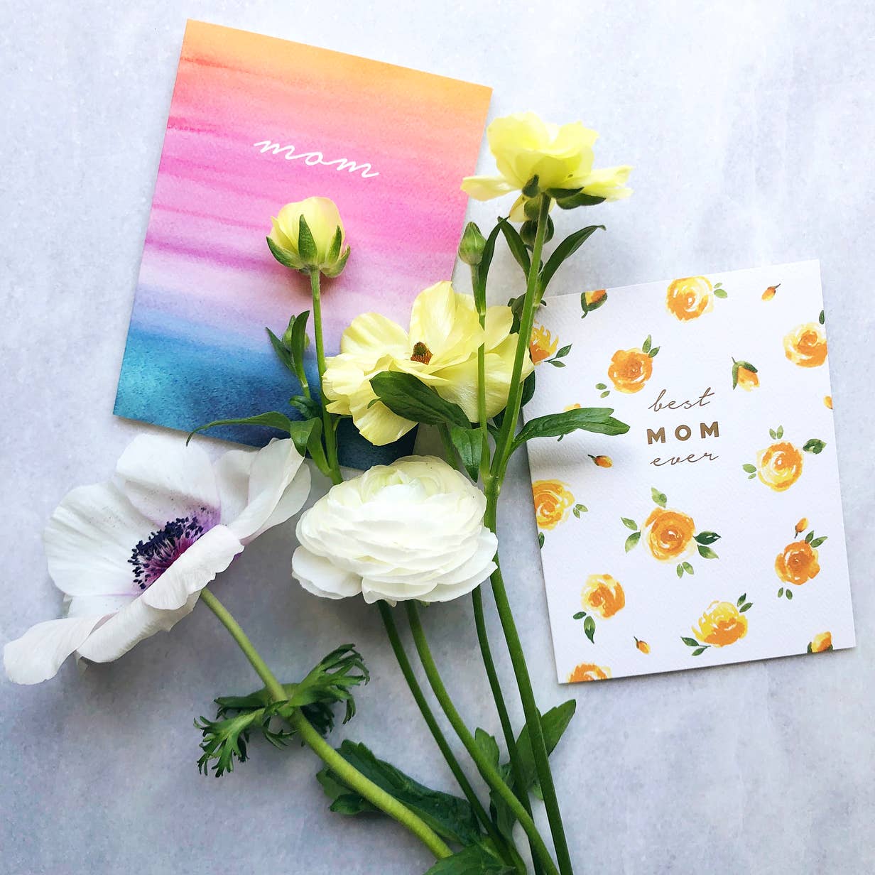 Abigail Jayne Design - Best Mom Ever Roses Greeting Card | Mother's Day & Seasonal - Detour Boutiques
