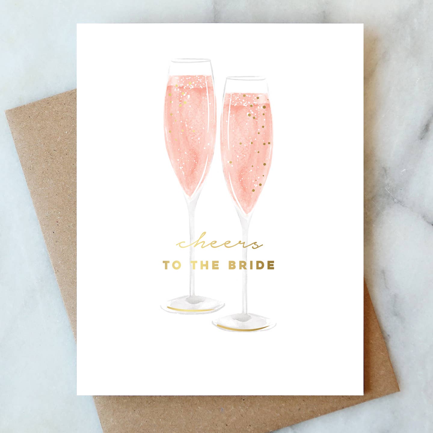 Abigail Jayne Design - Bubbles For the Bride Greeting Card | Wedding Card - Detour Boutiques