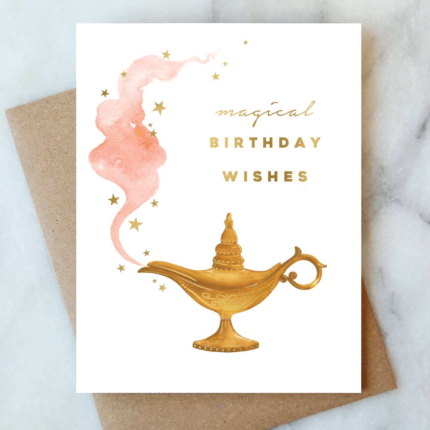 Abigail Jayne Design - Genie Lamp Birthday Greeting Card - Detour Boutiques