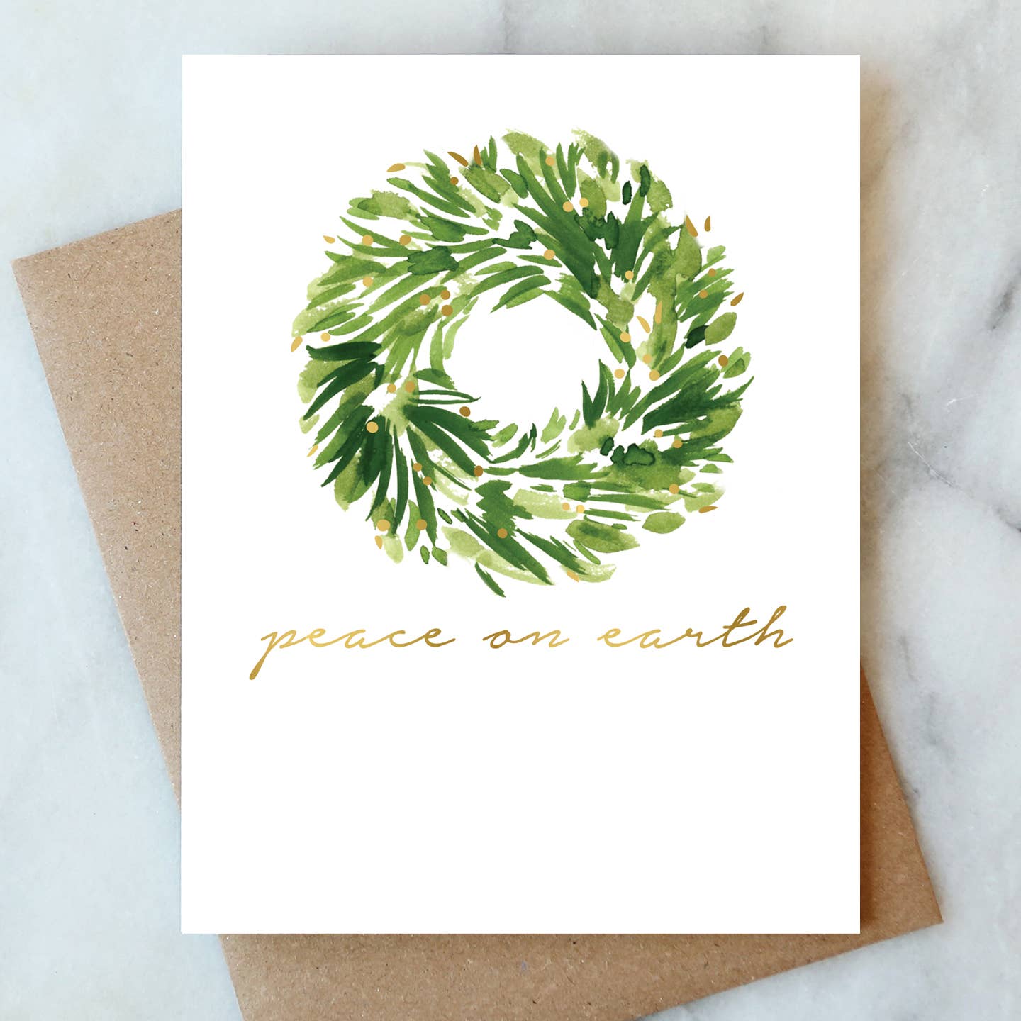 Abigail Jayne Design - Peace on Earth Greetings Card | Holiday Christmas Card - Detour Boutiques