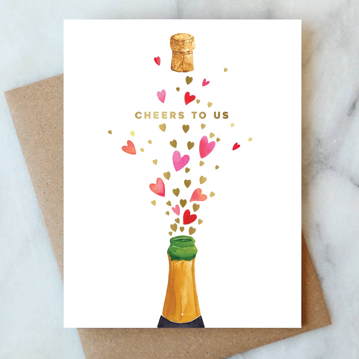 Abigail Jayne Design - Poppin' Hearts Greeting Card | Love & Friendship Card - Detour Boutiques