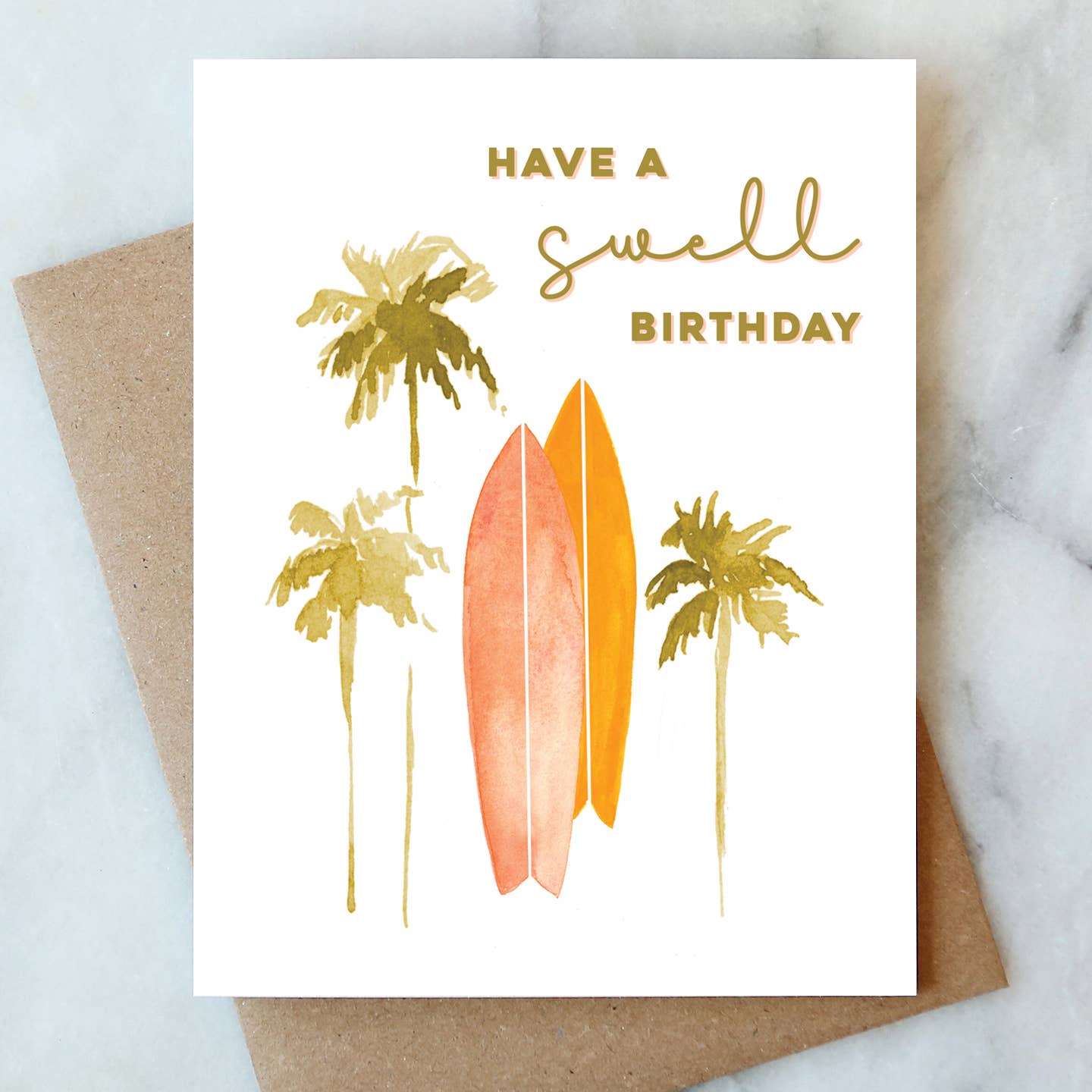 Abigail Jayne Design - Surf Birthday Greeting Card - Detour Boutiques