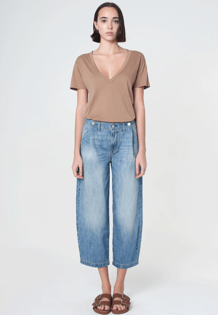 Adeline Cropped Barrel - Detour Boutiques
