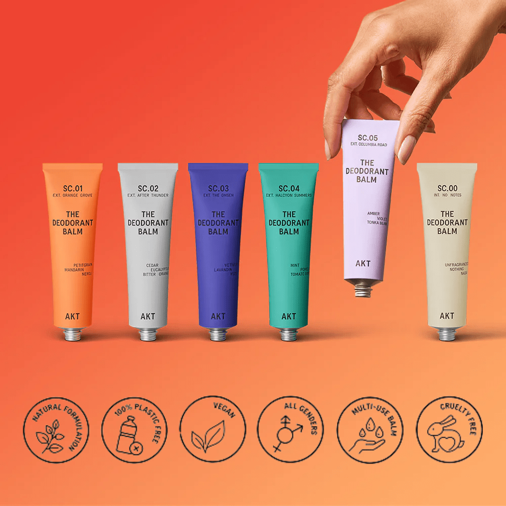 AKT London - AKT Deodorant Balm SC.00 Fragrance - Free for Sensitive Skin - Detour Boutiques