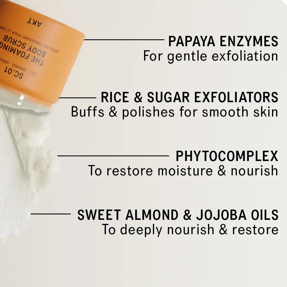 AKT London (USA) - The Foaming Body Scrub - Detour Boutiques