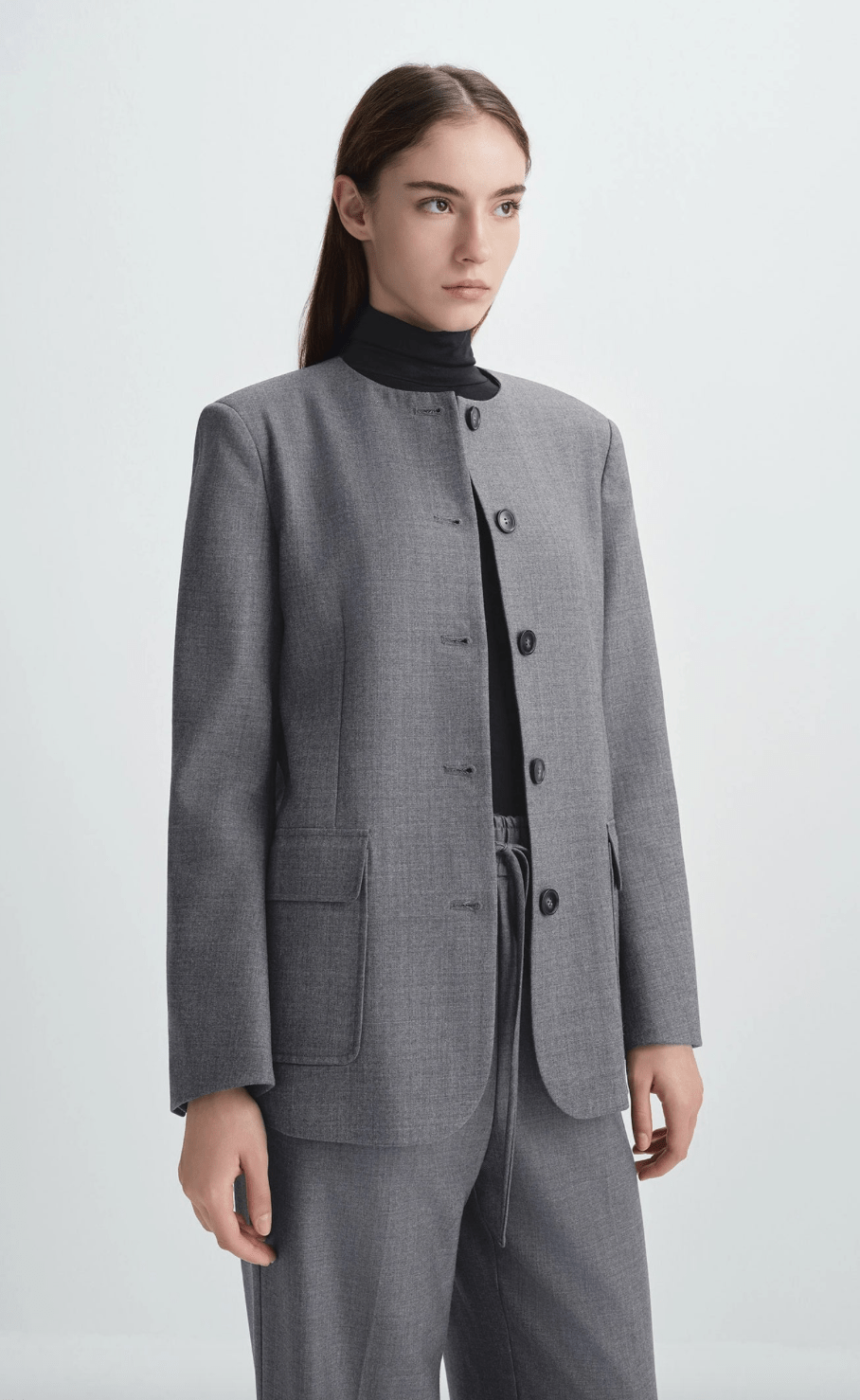 Arlin Collarless Blazer - Detour Boutiques