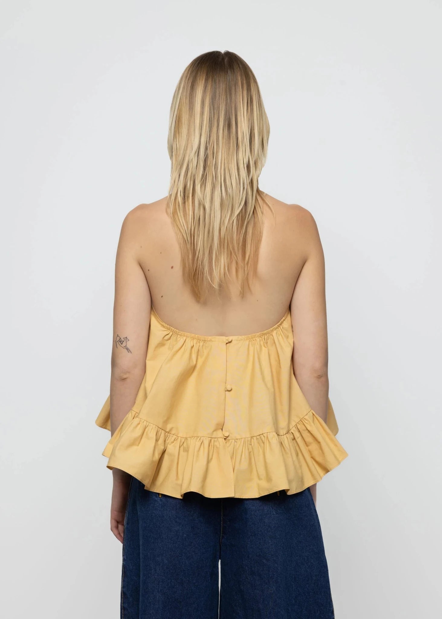 Baby Doll Frill Hem Top - Detour Boutiques