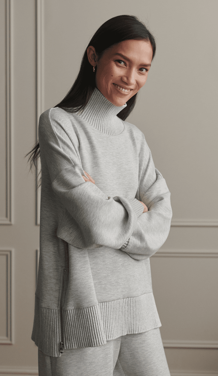 Barker High Neck Sweat - Detour Boutiques