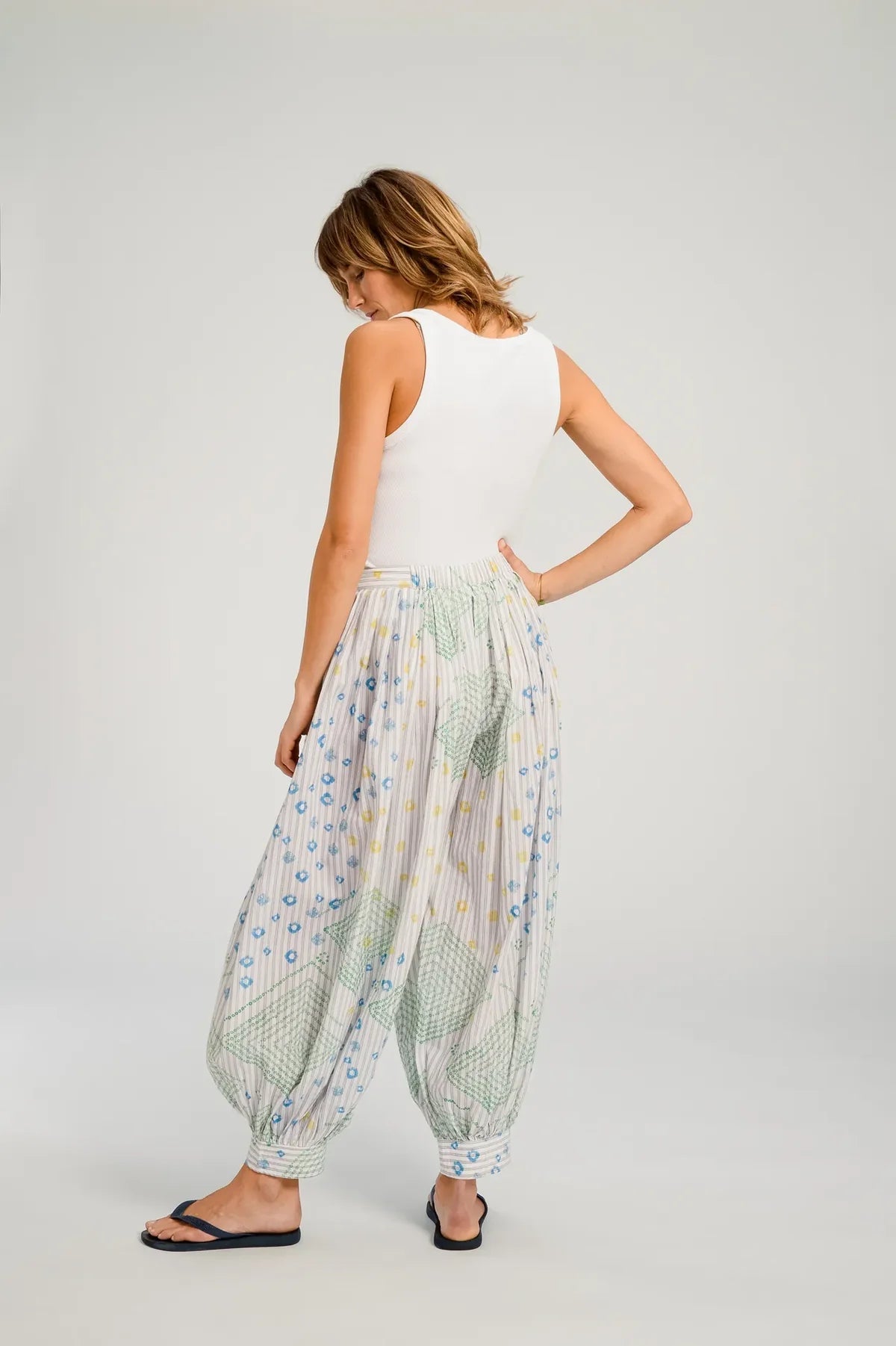 Baya Geometric Print Pant - Detour Boutiques