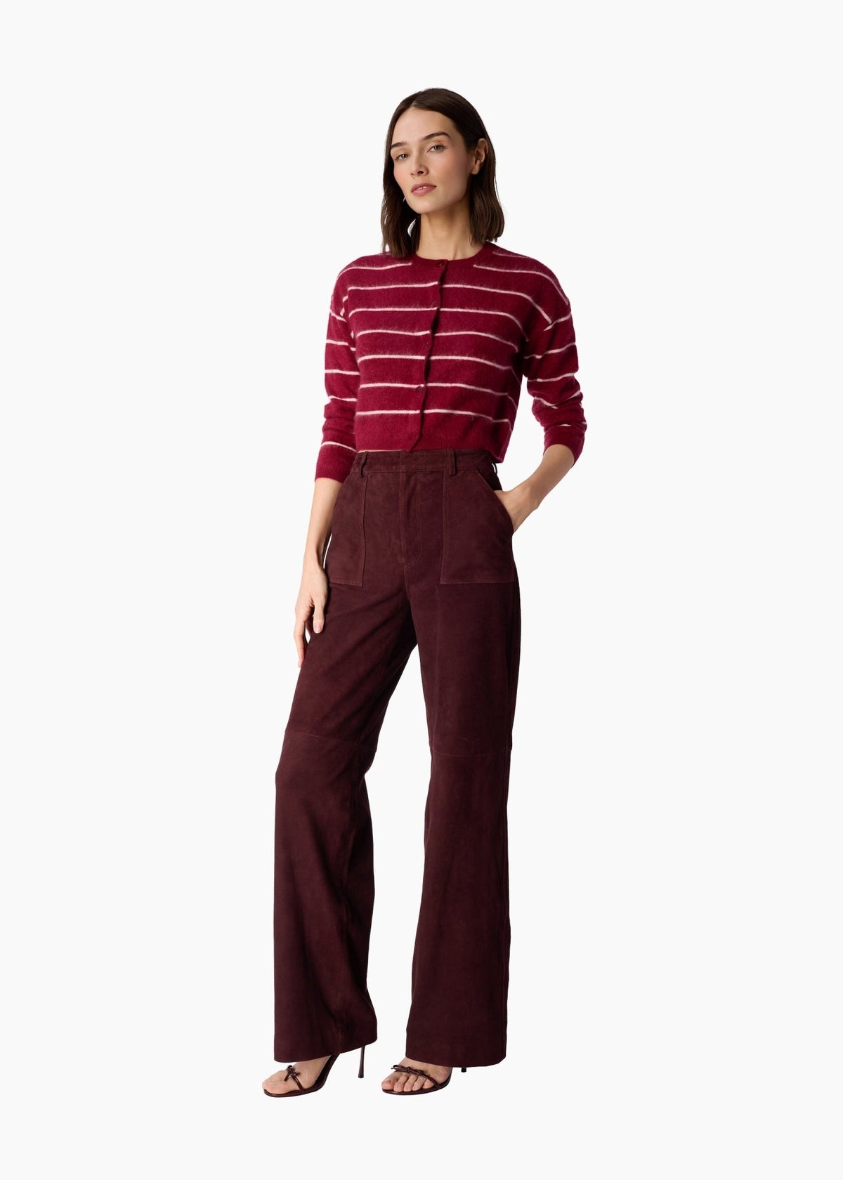 Benning Cashmere Stripped Cardigan - Detour Boutiques