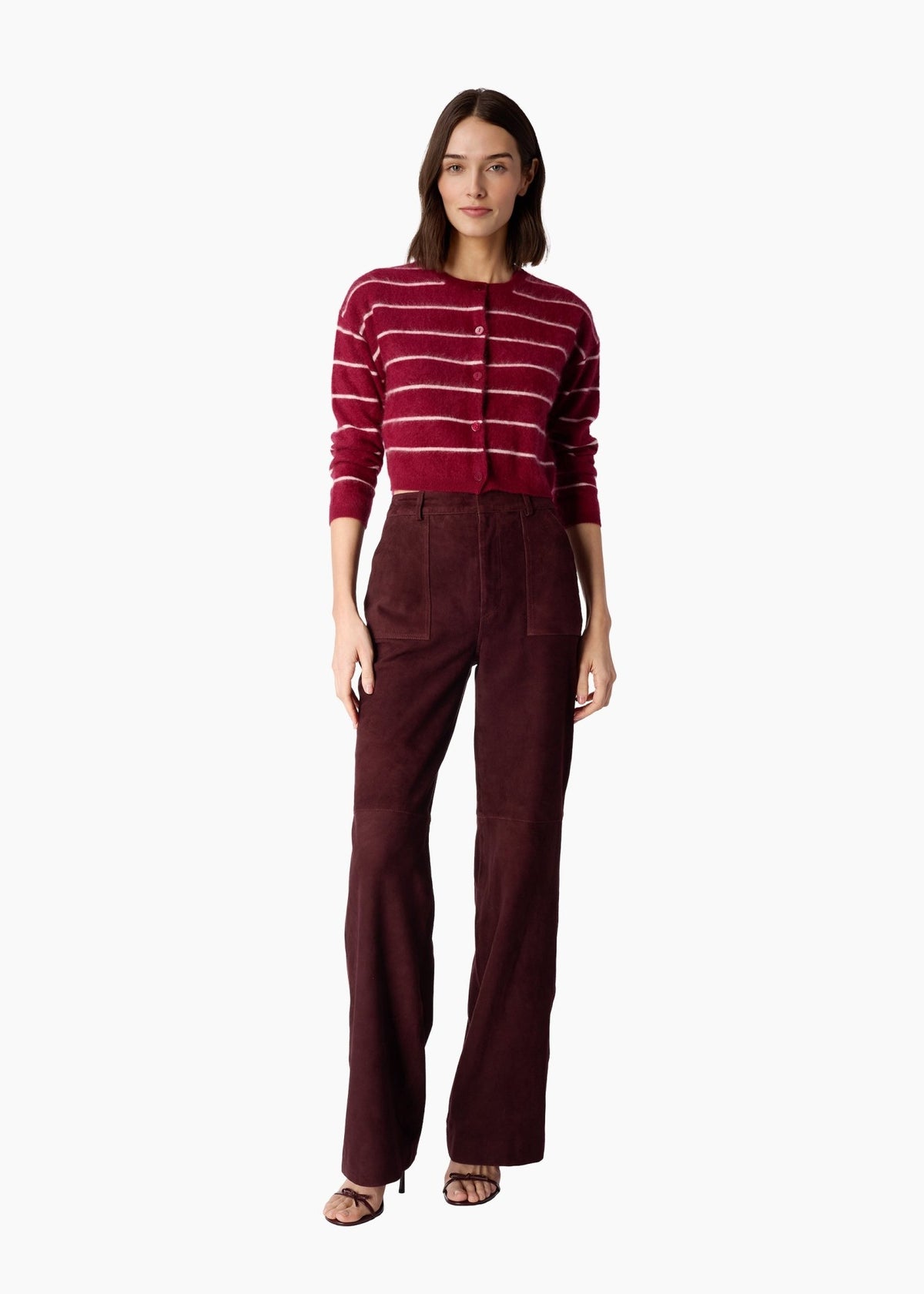 Benning Cashmere Stripped Cardigan - Detour Boutiques