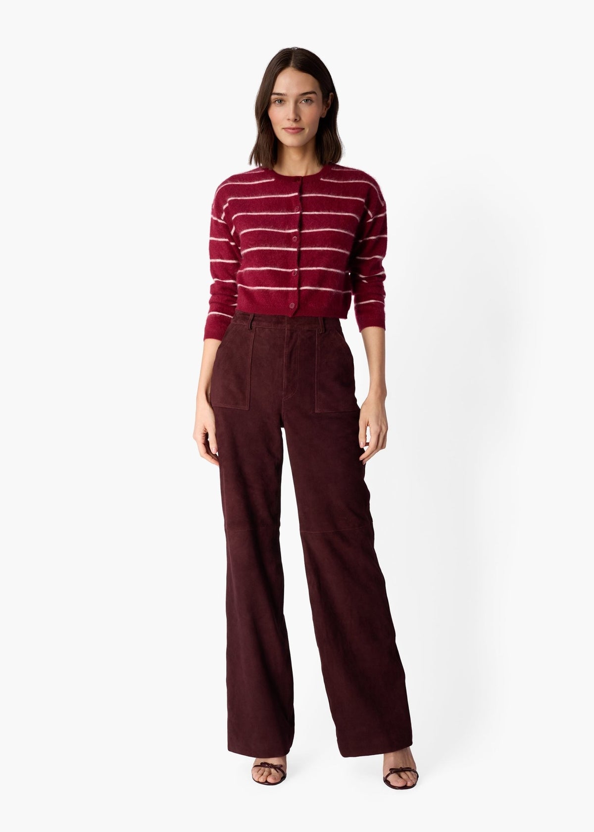 Benning Cashmere Stripped Cardigan - Detour Boutiques