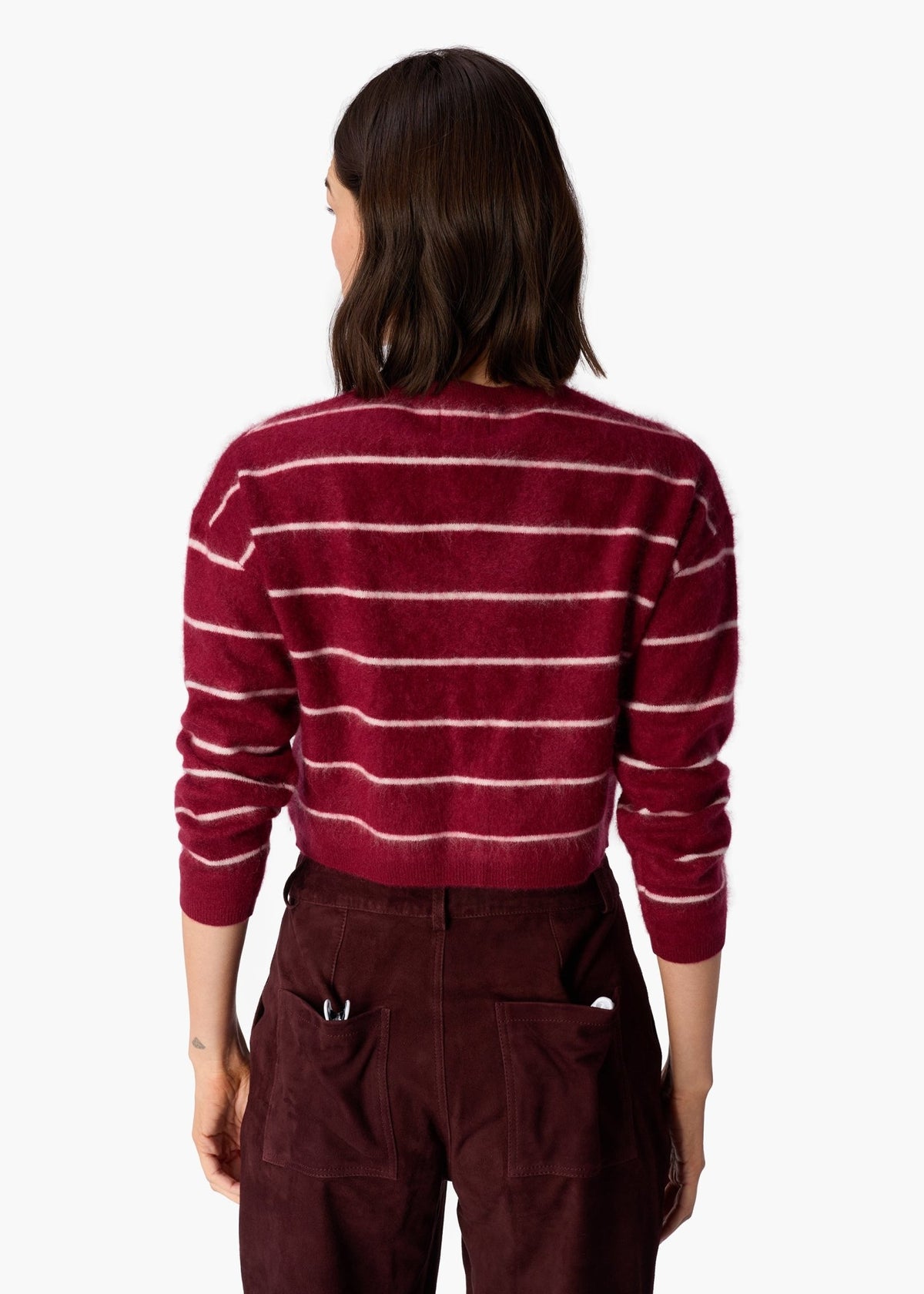 Benning Cashmere Stripped Cardigan - Detour Boutiques