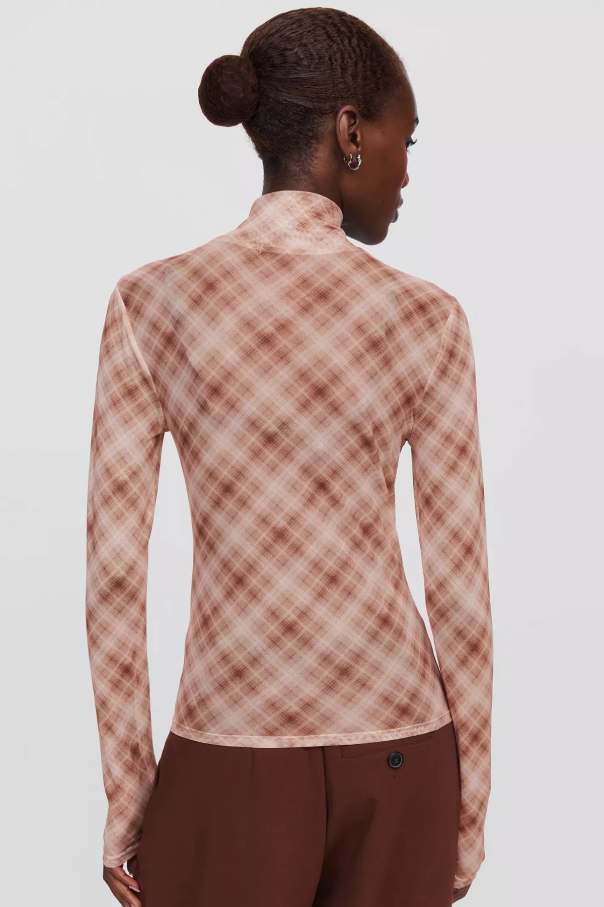 Bourbon Turtleneck Mesh Shirt - Detour Boutiques