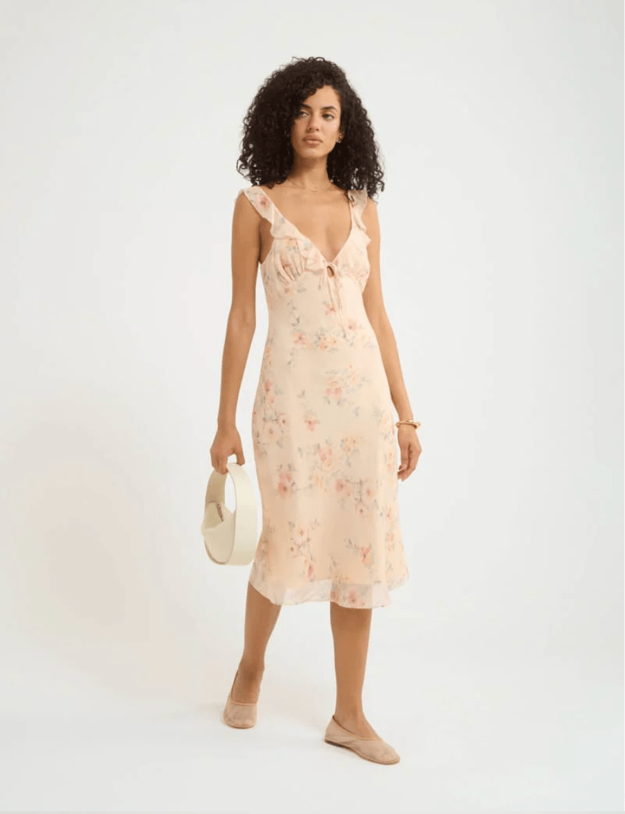 Butterfly Midi Dress - Detour Boutiques