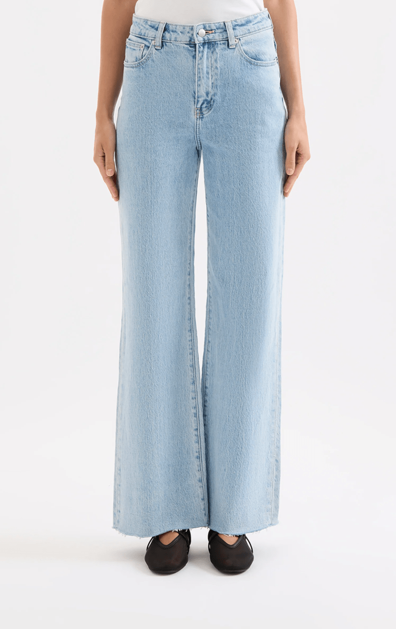 CALI STRETCH WIDE LEG JEAN - Detour Boutiques