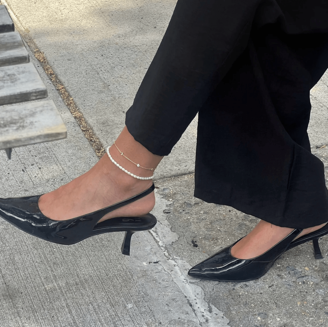 CAMILLE PEARL ANKLET - Detour Boutiques