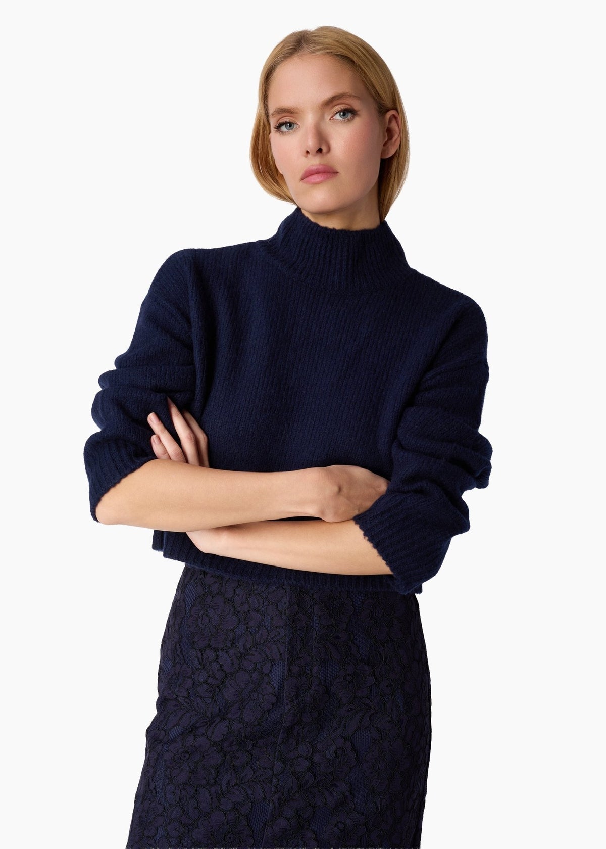 Catherine Cropped Sweater - Detour Boutiques