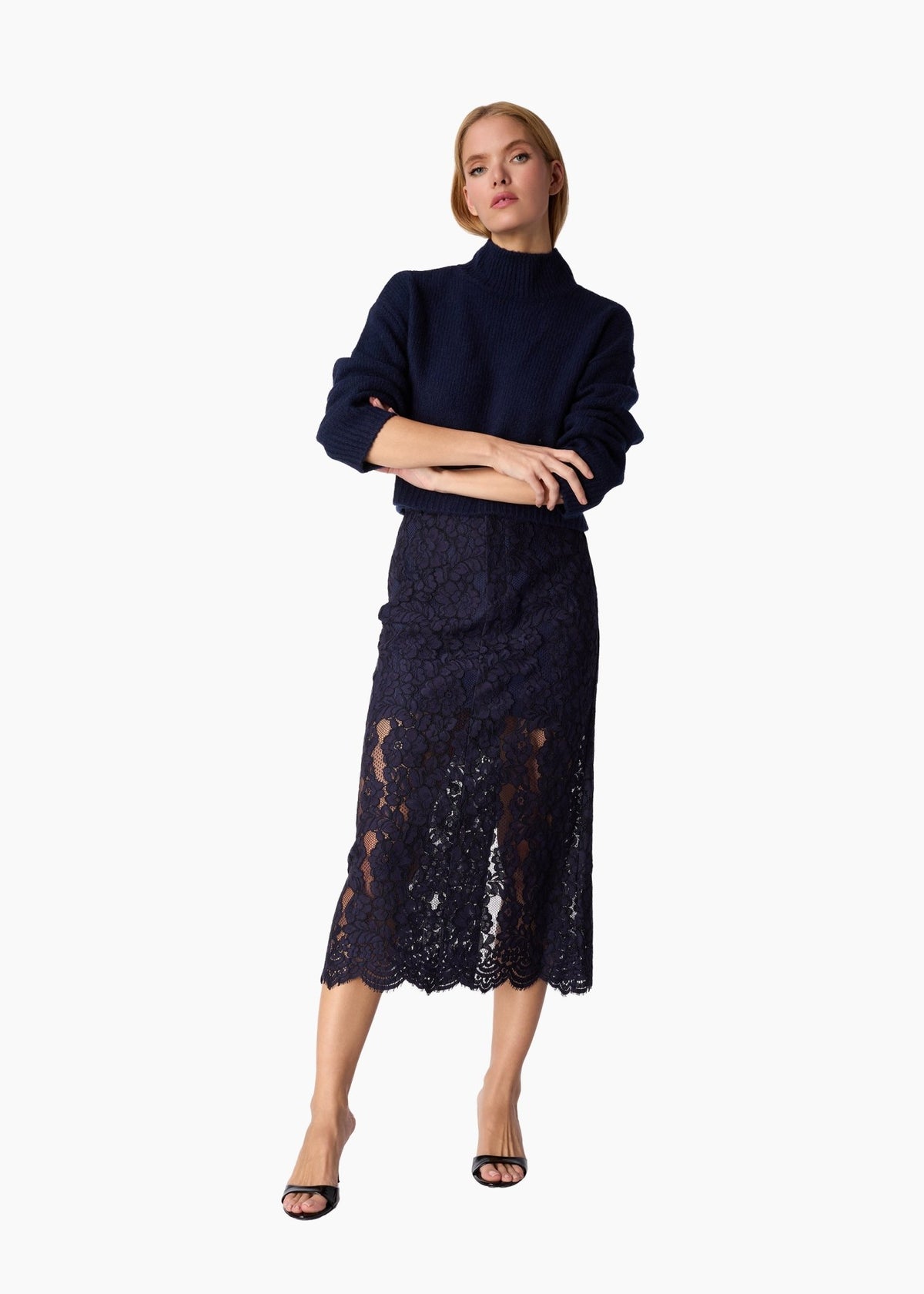 Catherine Cropped Sweater - Detour Boutiques