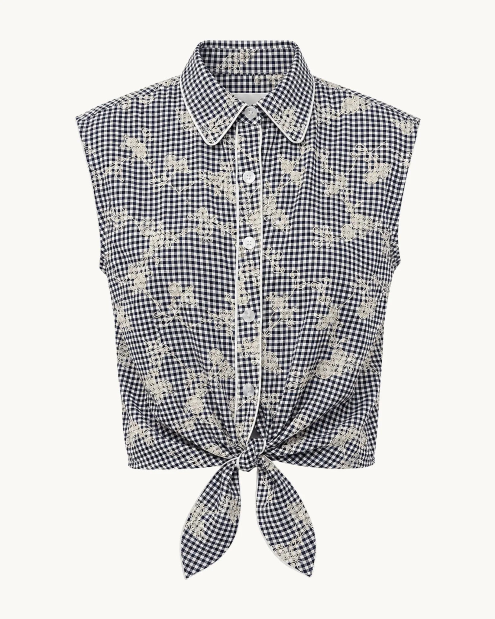 Cisco Sleeveless Wrap Shirt - Detour Boutiques