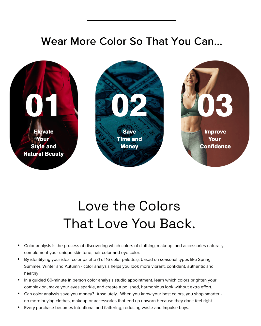 Color Analysis Booking - Detour Boutiques