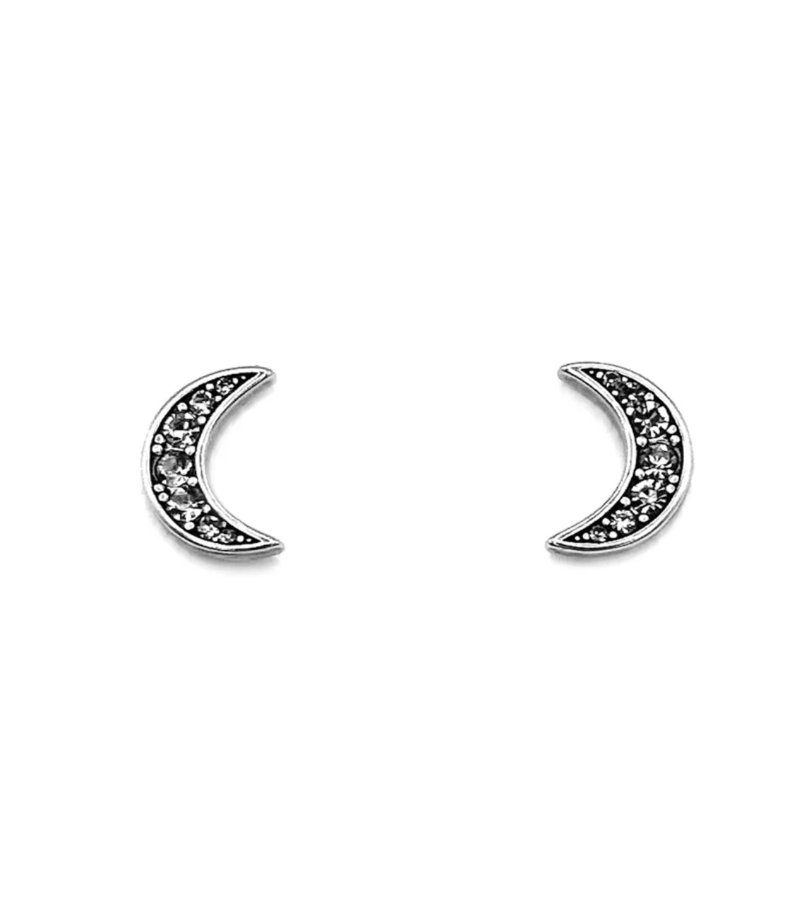 Crescent Moon Studs - Detour Boutiques