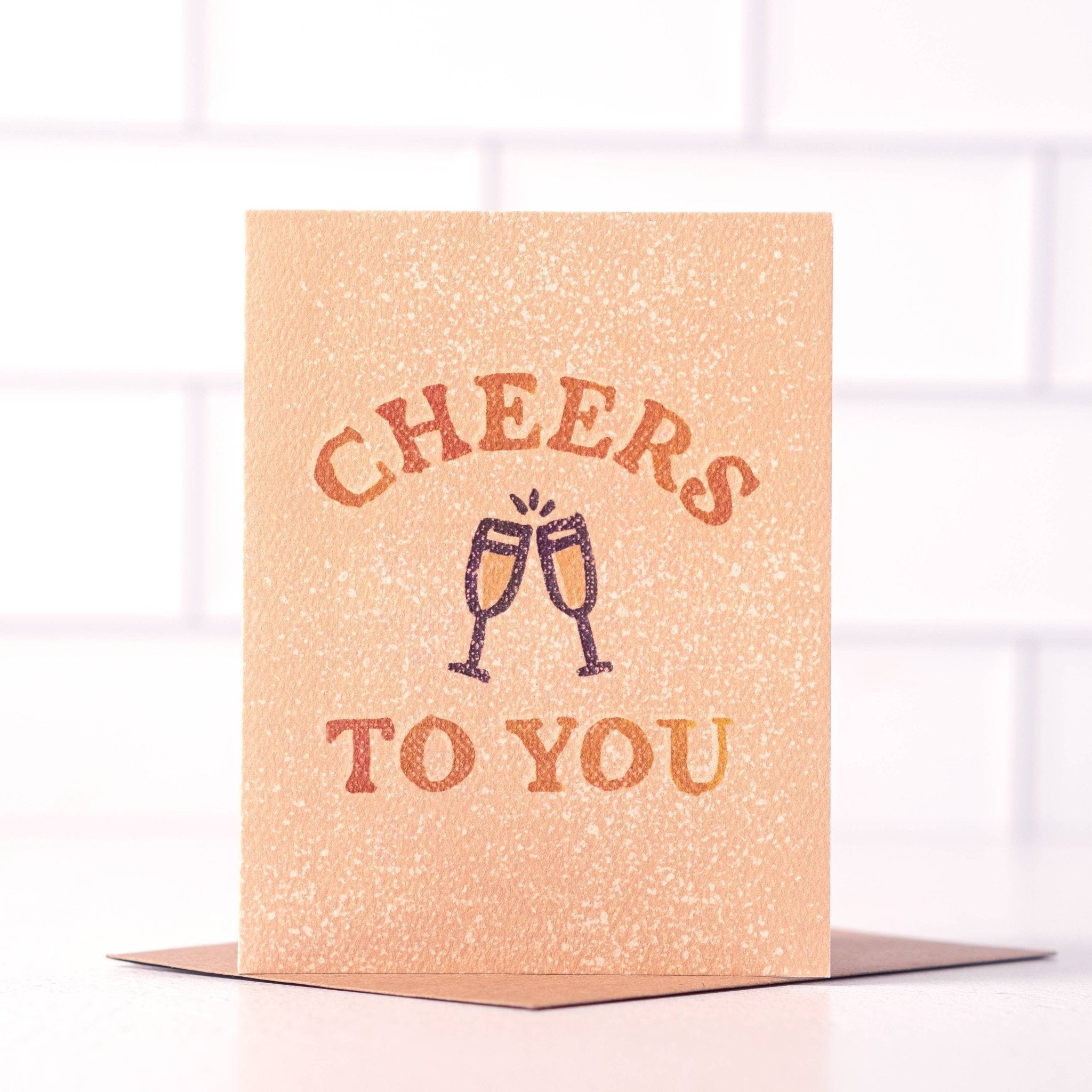 Daydream Prints - Cheers To You - Warm Congratulations Card - Detour Boutiques
