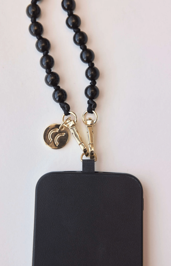 Detachable Black Beaded Necklace - Detour Boutiques