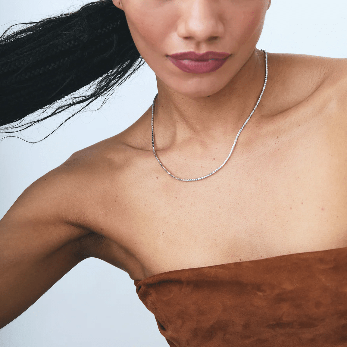 Diana Tennis Necklace - Detour Boutiques